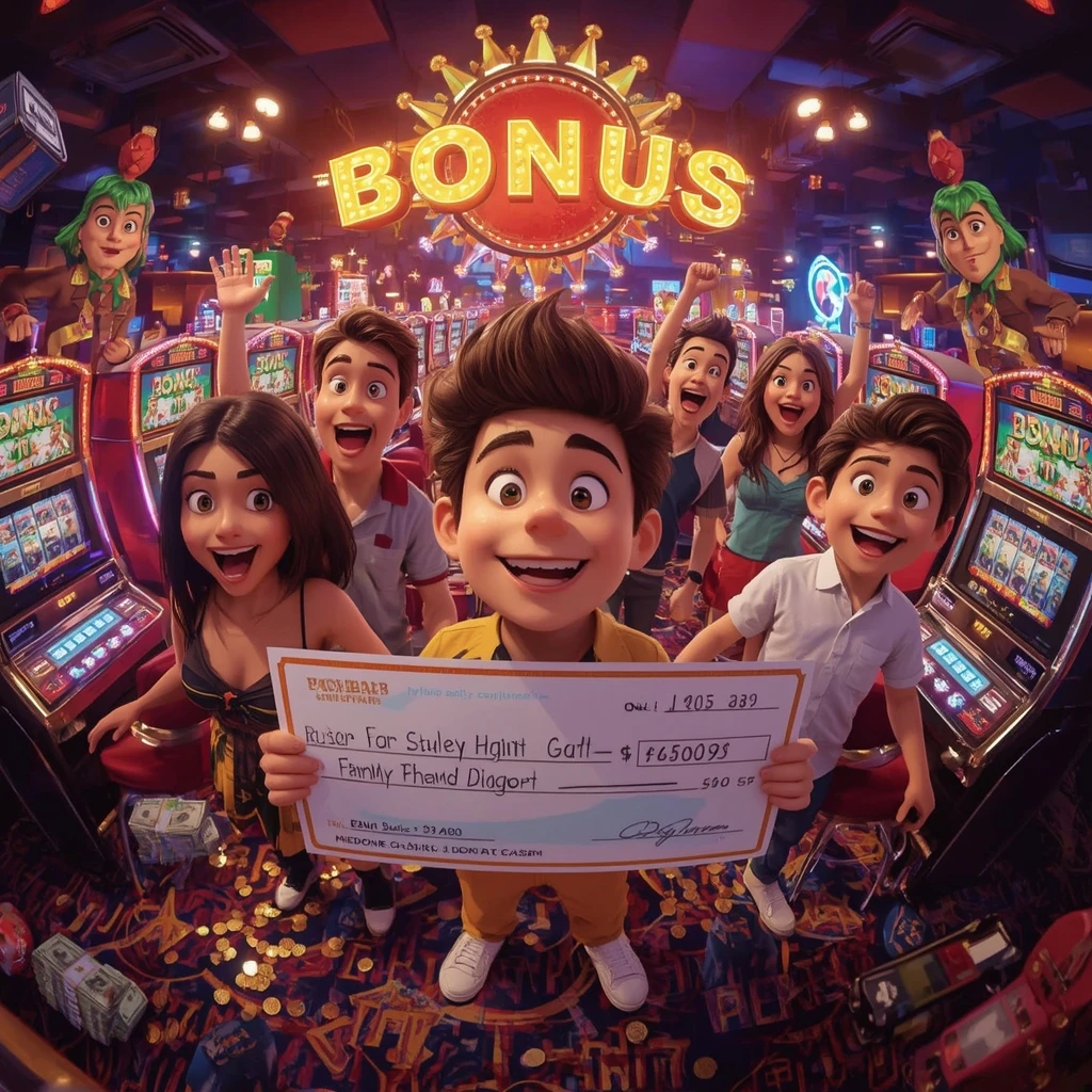 bonus nelle mani di un uomo al casinò TOMBOLA CASINO